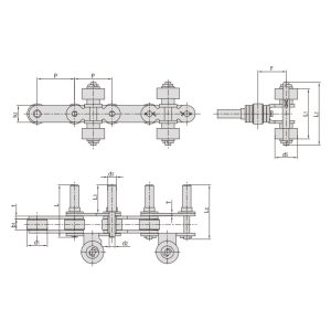 שרשרת מסוע לציוד ריסוס