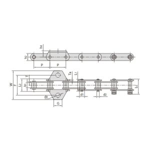שרשרת O-ring למכונות חקלאיות