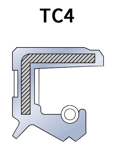 skeleton oil seal TC4