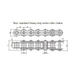 שרשראות רולר מסדרת Heavy Duty