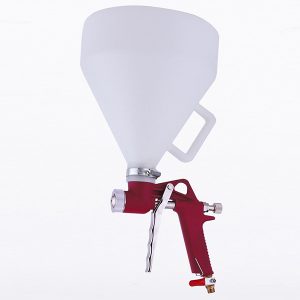 אקדח ריסוס מרקם עם מיכל אוויר