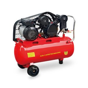 מדחס אוויר המונע באמצעות רצועה