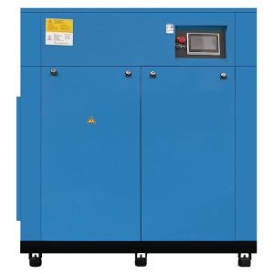 מדחס אוויר בורגי דו-שלבי עם המרת תדר PM