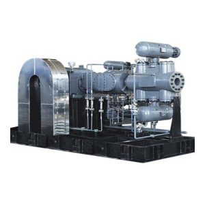 מדחס בוכנה המותקן על מסילה