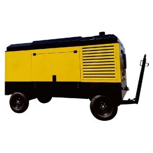 מדחס אוויר בורגי דיזל נגרר