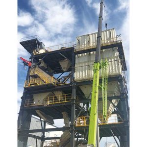 מפעל לייצור חול יבש מסוג מגדל