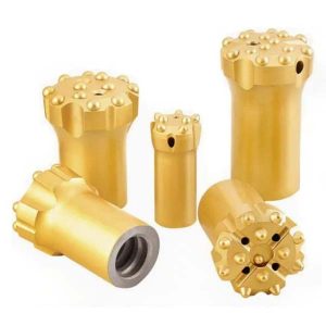 מקדח עם כפתור הברגה